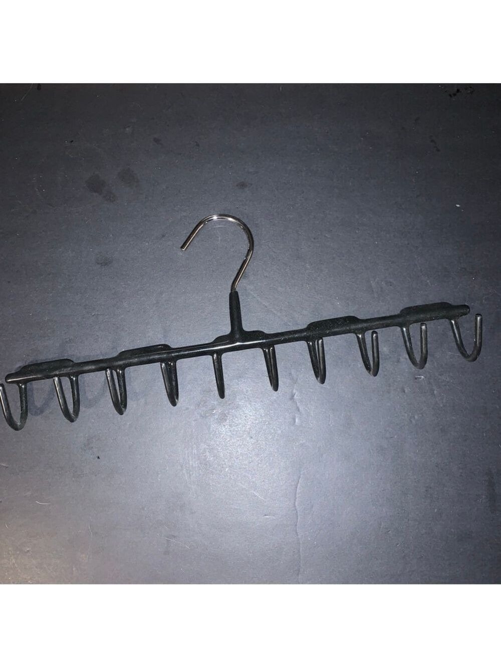 Closet Accessories One Size Black Silver scarf or tie Hanger